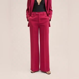 MANGO Wide leg suit pants. Brand new without tag. Worn once.